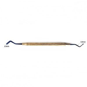 Espátula Doble para Cemento 1mm-1,5mm o 2mm Mango Tornado Gold Line Nº3 - Imagen 1