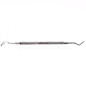 espátula heideman grande 3 mm doble, angulada, plana de
