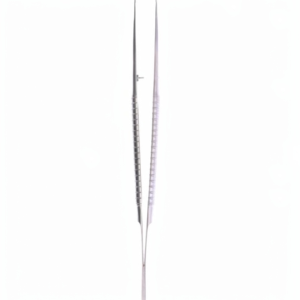 pinza microcirugía curva 0,8mm 18 cm