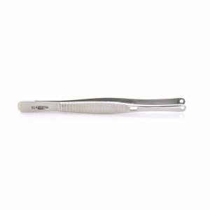 pinza recta para implantes 15cm con bloqueo
