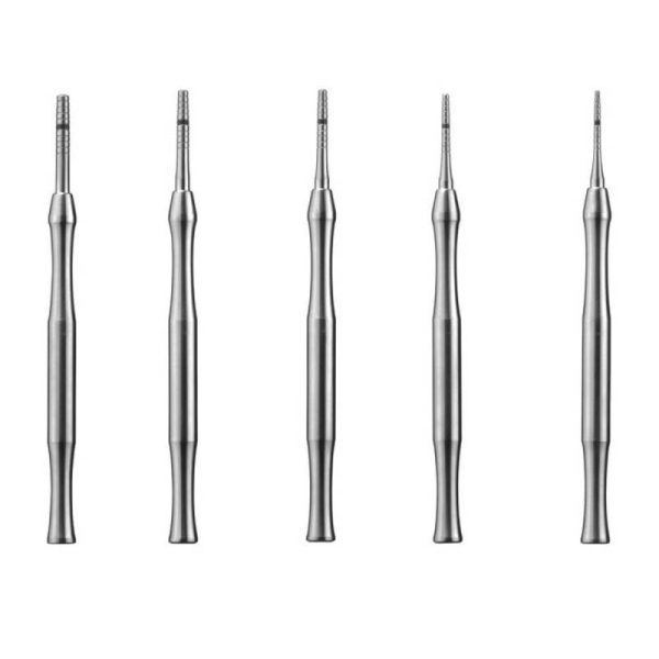 osteotomo recto separador de hueso, punta milimetrada grosor 2,2mm 2,8mm 3,5mm 4,2mm 4,8mm carl martin