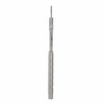 osteotomo recto cóncavo, punta cónica con rosca: 2,5 mm