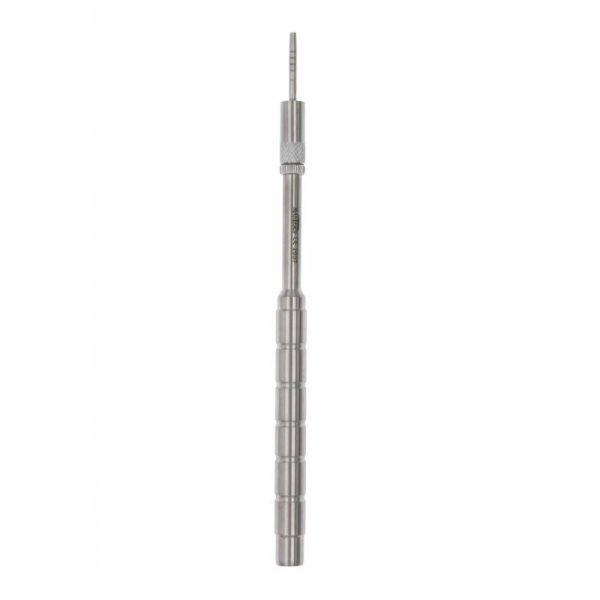 osteotomo recto cóncavo, punta cónica con rosca: 2,5 mm osteotomo recto cóncavo, punta cónica con rosca: 2,5 mm