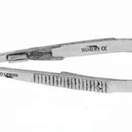 porta aguja micro cirugia 18cm curvo. punta tungsteno (tc)