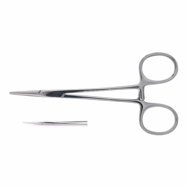 pinza mosquito 12cm punta curva