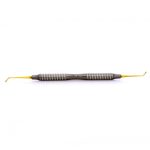 bruñidor doble bola grueso gold line titanium mango tornado