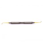 bruñidor doble bola fino gold line titanium mango tornado