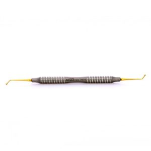 bruñidor doble bola fino gold line titanium mango tornado