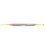 bruñidor doble huevo bola mango tornado gold line titanium
