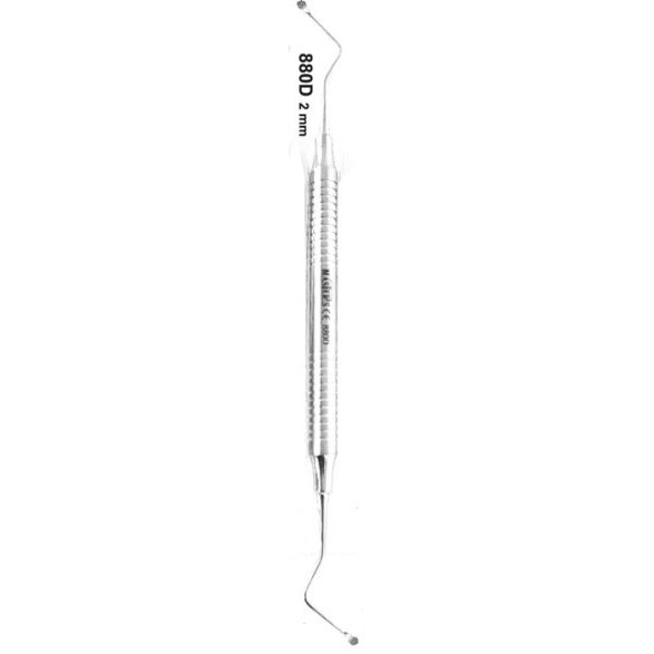 cureta lucas dentadas, acero inox: 2,0 mm cureta lucas dentadas, acero inox: 2,0 mm